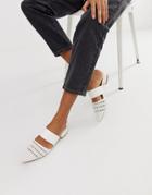 Asos Design Moscow Mules In White