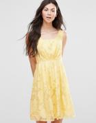 Yumi Organza Dress - Yellow