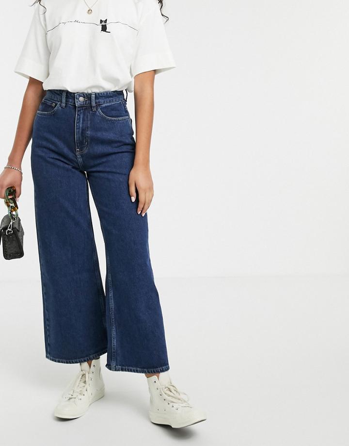People Tree Wide Leg Jeans - Blue