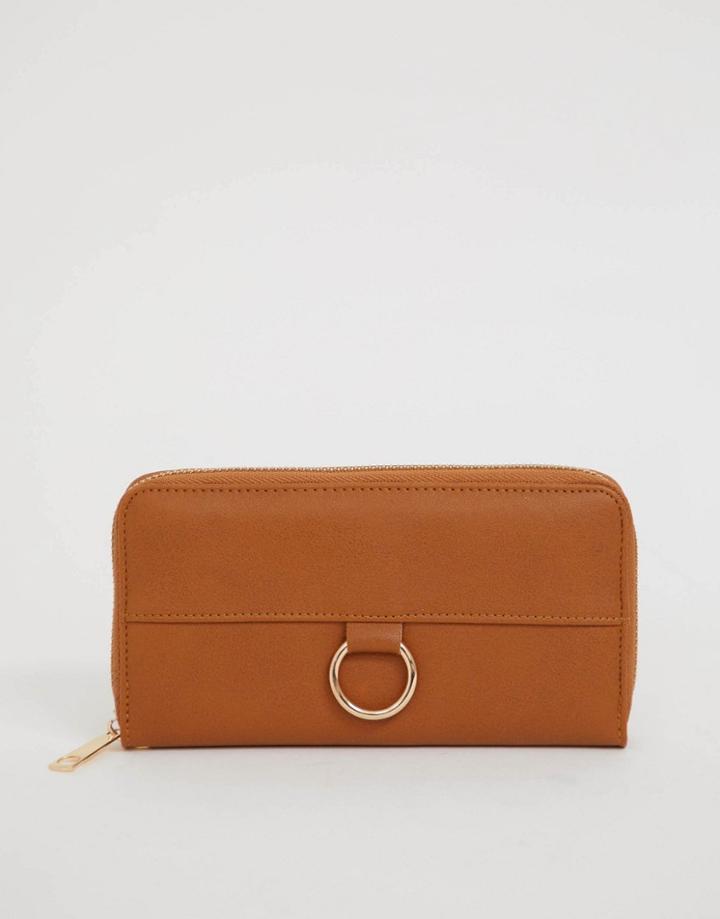 Yoki Zip Around Ladies' Wallet - Tan