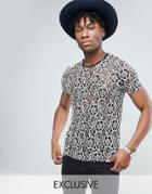 Reclaimed Vintage Lace T-shirt - White