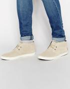 Fred Perry Byron Mid Suede Sneakers - Beige