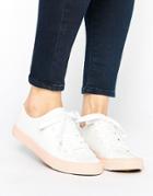 New Look Color Block Canvas Sneaker - Pink