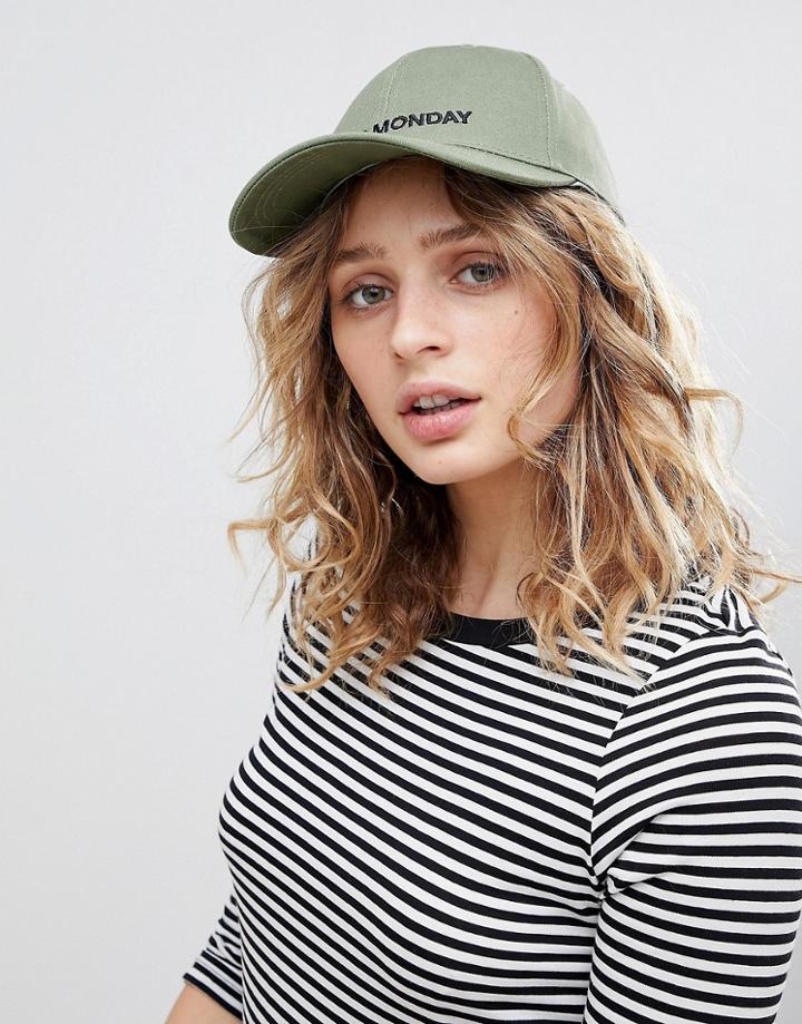 Cheap Monday Logo Cap - Green