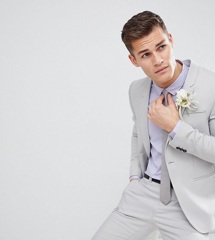 Noak Skinny Wedding Suit Jacket-blue