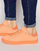 Adidas Originals Court Vantage Adicolor Sneakers In Orange S80257 - Orange