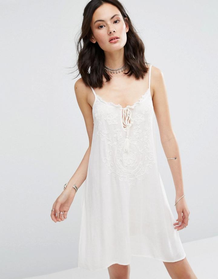 Raga Sheer Love Tank Dress - White