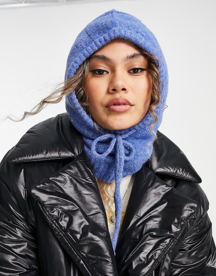 Weekday Lotta Recycled Hood In Blue-blues