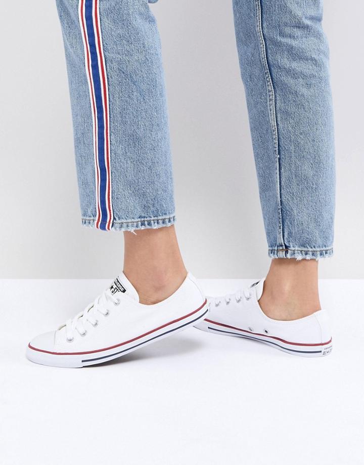 Converse All Star Dainty Ox Sneakers-white