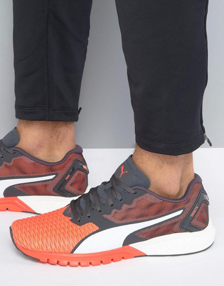 Puma Ignite Dual Sneakers - Red
