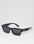 Versace 0ve4362 Slim Square Sunglasses - Black