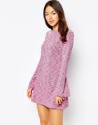 Motel Damitri Dress With Long Sleeves - Lilac