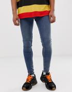 Cheap Monday Him Spray Super Skinny Jeans In Mode Blue