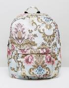 Asos Floral Jacquard Backpack - Multi
