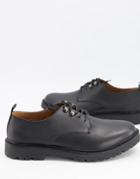 H By Hudson Grizedale Ski Hook Lace Up Shoes In Black Leather