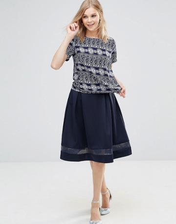 Poppy Lux Serra Print Top