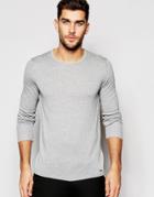 Hugo By Hugo Boss Sweater In Cotton/cashmere - Gray