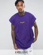 Sixth June Sleeveless T-shirt In Purple - Purple