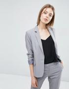 Asos Tailored Fitted Blazer - Gray