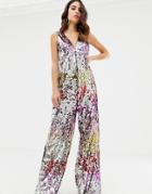 Tfnc Rainbow Sequin Relaxed Jumpsuit - Multi