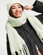 Monki Recycled Polyester Scarf In Green