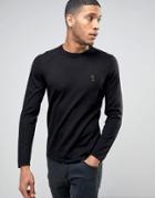 Religion Sweater With Raw Edge Detail - Black