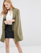 Love & Other Things Cape Blazer - Green