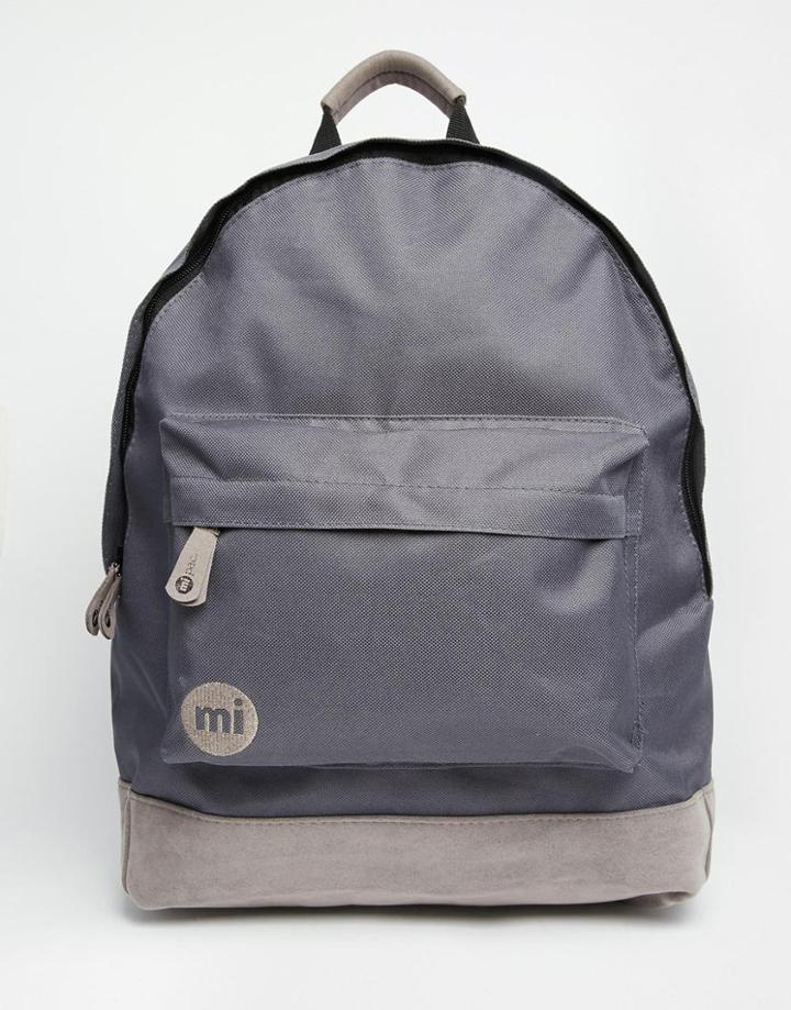 Mi-pac Classic Backpack In All Charcoal - Charcoal