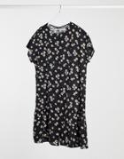 Monki Floral Shift Dress-multi