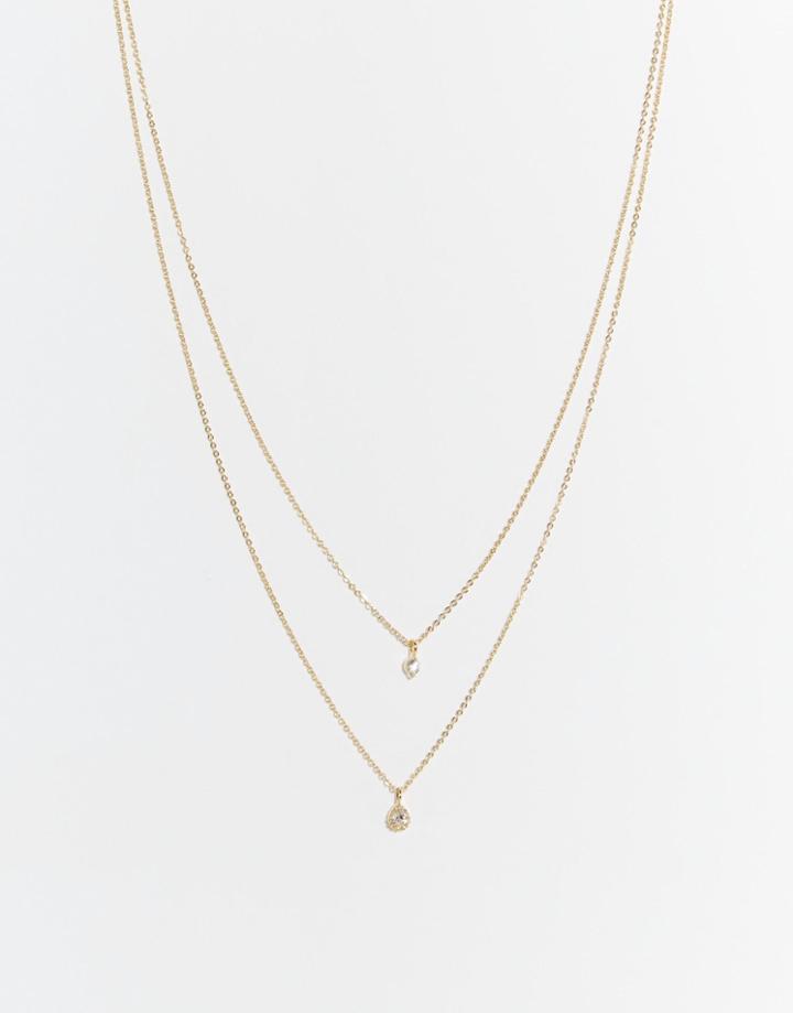 Child Of Wild Two Moon Necklace - Gold