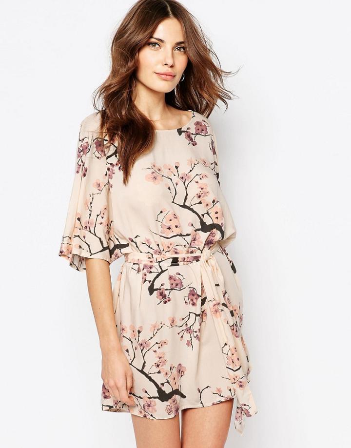 Vila Blossom Print Dress - Multi