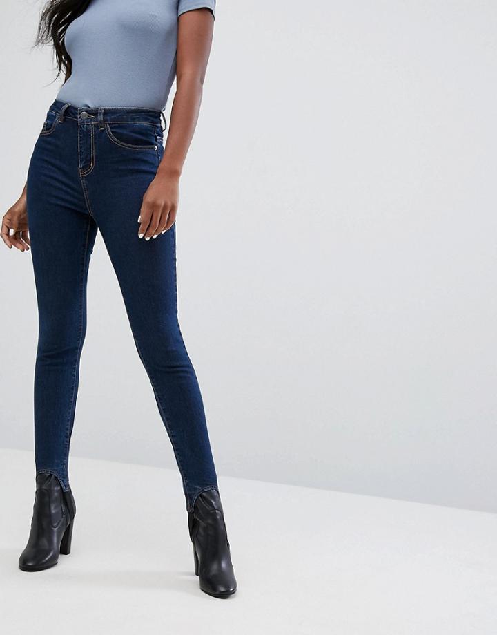 Vero Moda Stirrup Strap Jeans - Blue