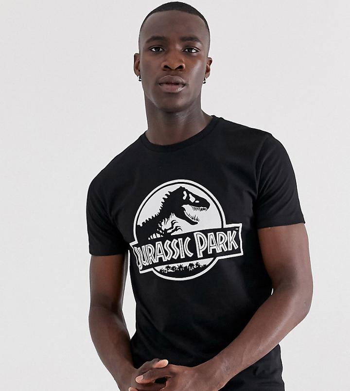 Asos Design Tall Jurassic Park T-shirt - Black