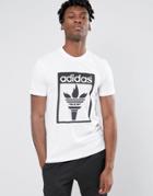 Adidas Originals Trefoil Fire T-shirt Az1033 - White