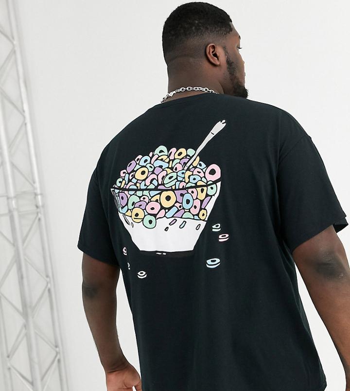 New Love Club Plus Cereal Back Print T-shirt