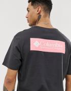 Columbia North Cascades Back Print T-shirt In Black/pink