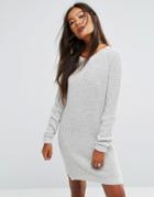 Noisy May Knitted Dress - Cream