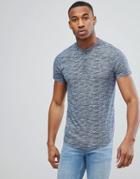 Hollister Henley T-shirt Slim Fit Icon Logo In Navy - Navy