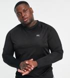 French Connection Sport Plus Long Sleeve Training Top In Black
