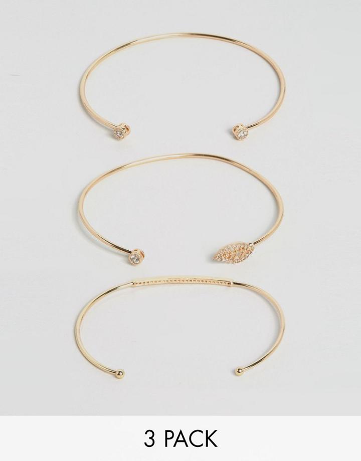 Aldo Thyssa Layering Cuff Bracelets - Gold