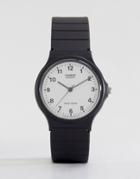 Casio Mq-24-7bll Analogue Resin Strap Watch-black