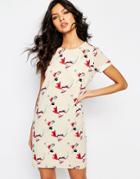 Y.a.s Flawless Shift Dress In Floral Print - Flawless Aop