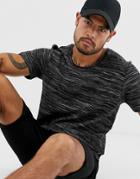Jack & Jones Premium Longline T-shirt In Black - Black