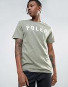 Poler T-shirt With Logo Print - Green