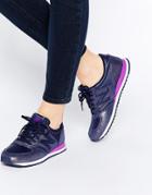 New Balance Glam Suede Purple 420 Sneakers - Purple