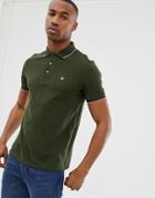 Lyle & Scott Tipped Polo In Green - Green