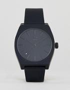 Adidas Z10 Process Silicone Watch In Black - Black