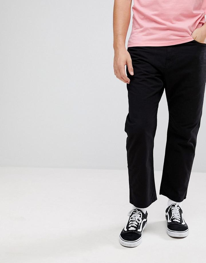 Carhartt Wip Toledo Pant In Regular Straight Fit In Black - Black