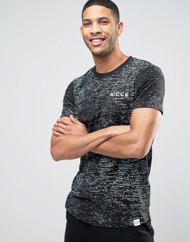 Nicce Grain T-shirt - Black