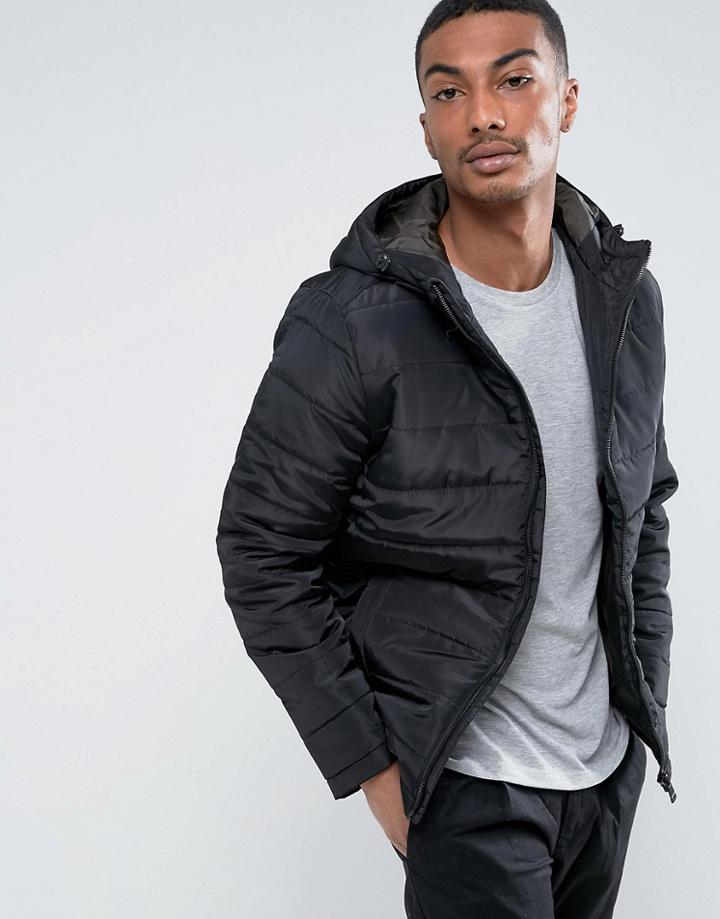 Only & Sons Lightweight Padded Jacket - Black